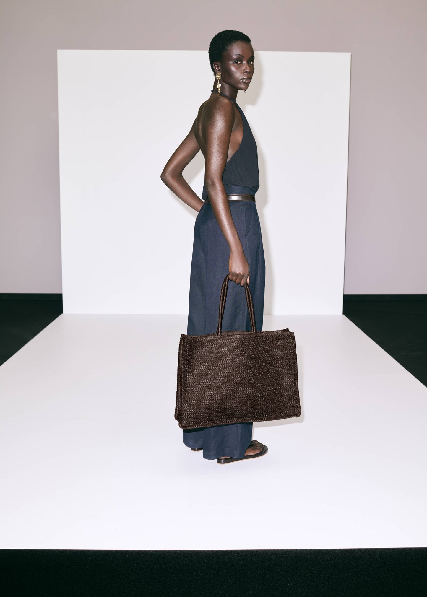 Natural fibre tote bag