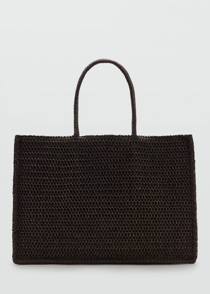 Natural fibre tote bag