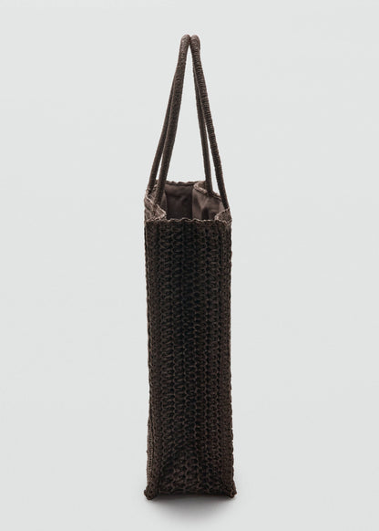 Natural fibre tote bag