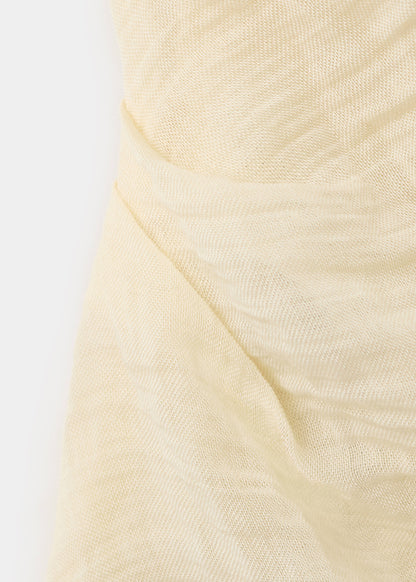 Draped asymmetrical blouse