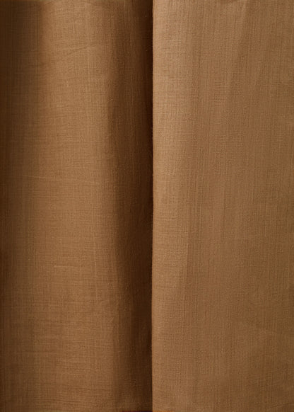 100% ramie dress with pleated body