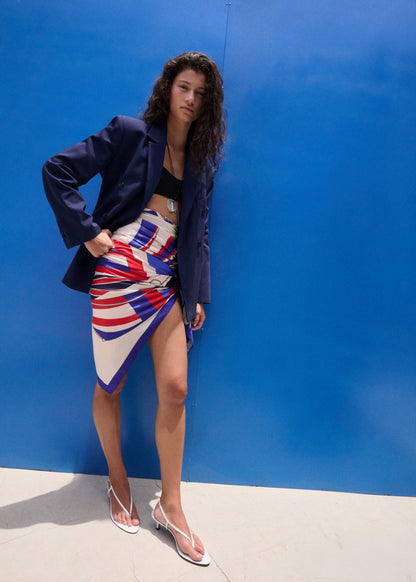 Double-breasted suit jacket