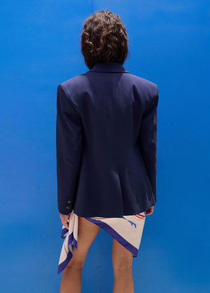Double-breasted suit jacket