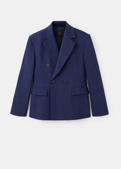 Double-breasted suit jacket