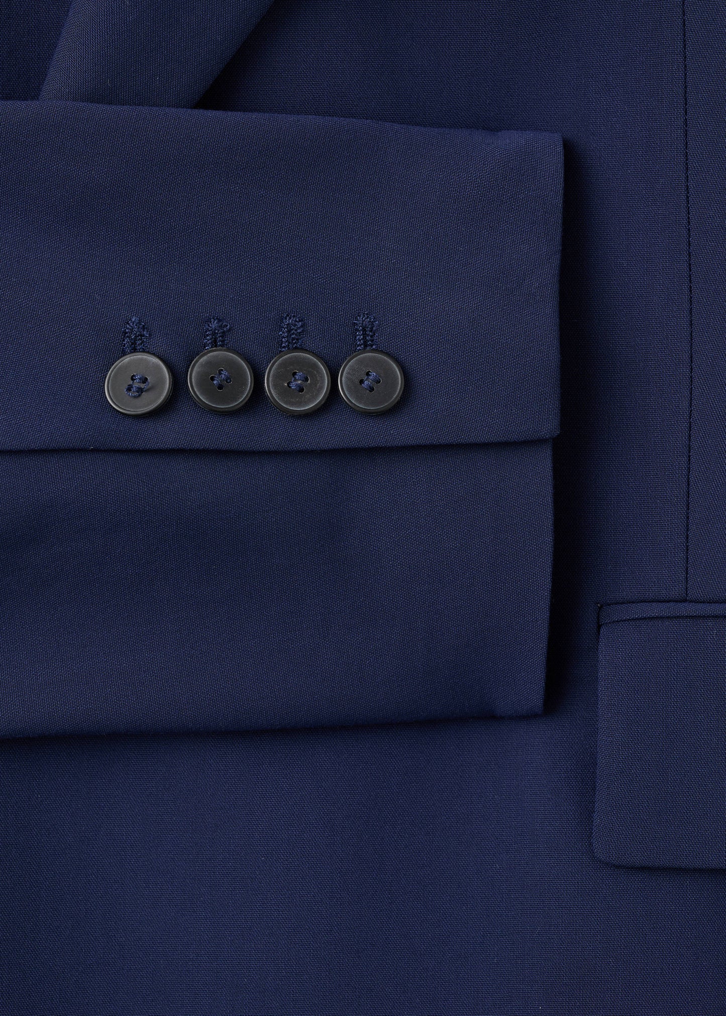 Double-breasted suit jacket