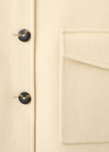 Wool jacket with pockets
