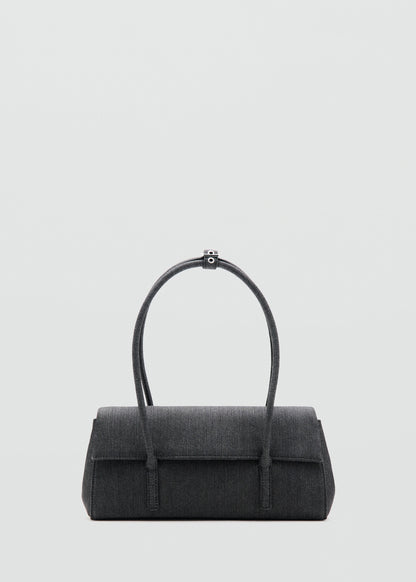 Denim shoulder bag