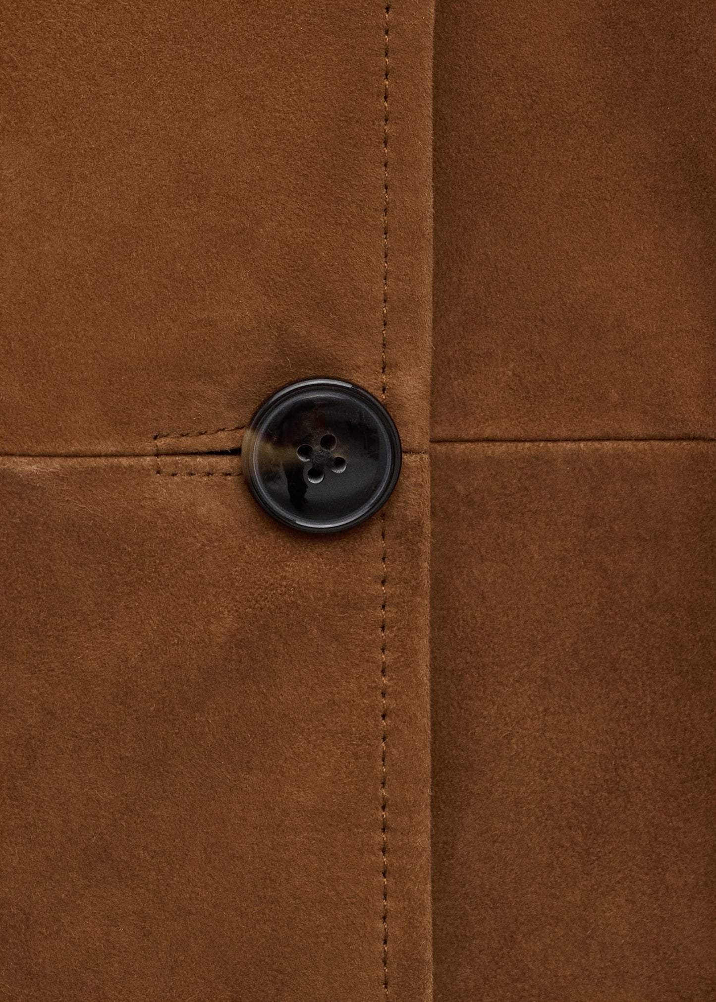 Straight blazer with front stitching