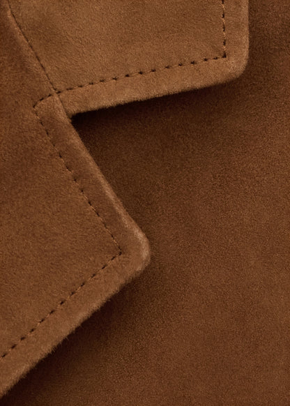 Straight blazer with front stitching