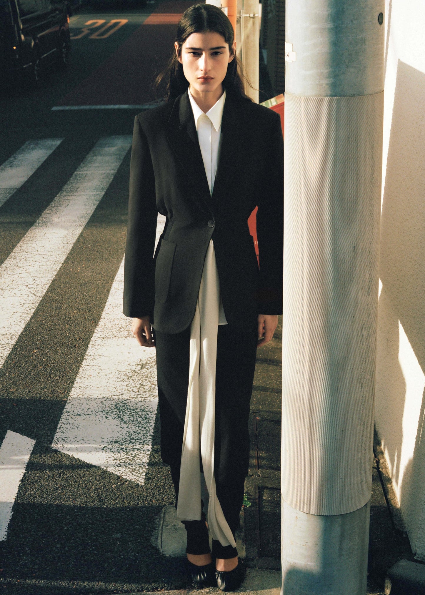 Fitted lyocell jacket