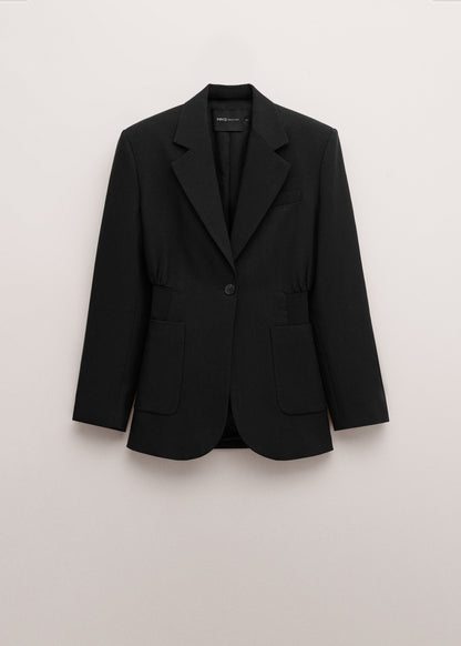 Fitted lyocell jacket