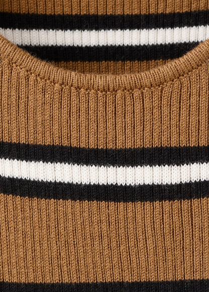 Striped knit top
