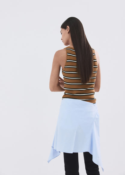 Striped knit top