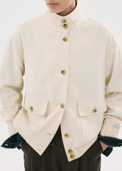 Oversize jacket with pockets