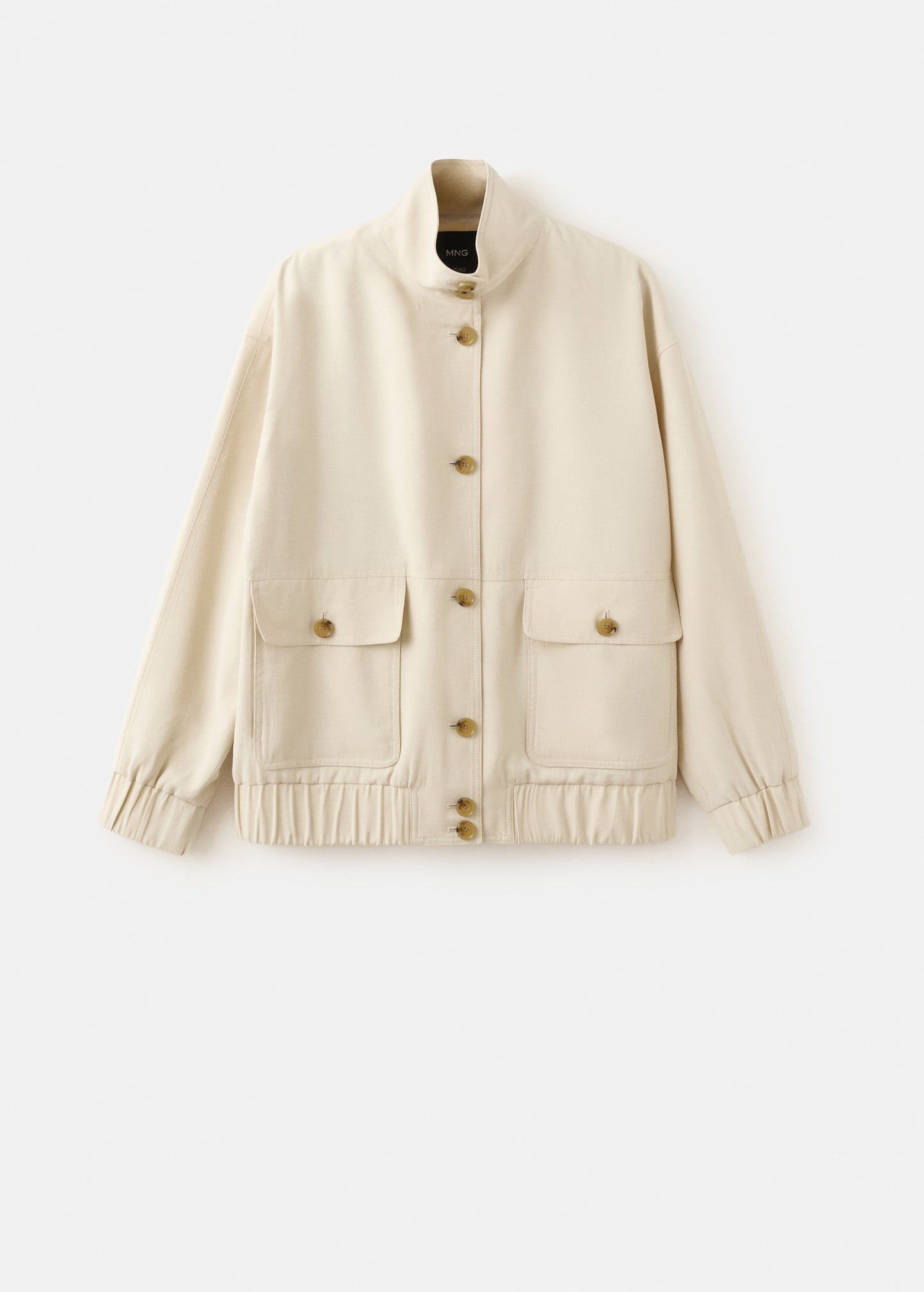 Oversize jacket with pockets