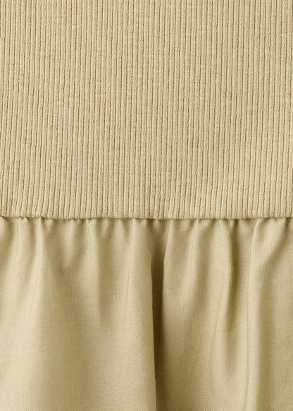 Contrast-bodice dress