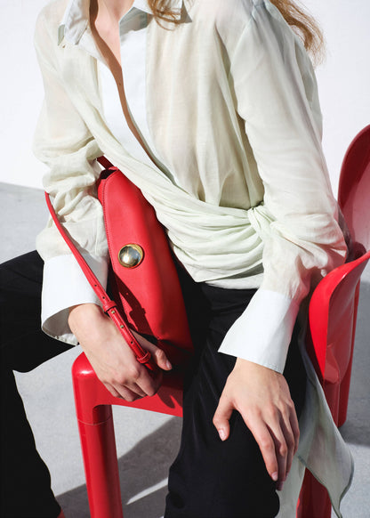 100% ramie double-breasted shirt