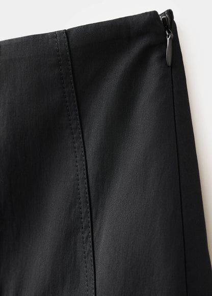 A-line skirt with seams
