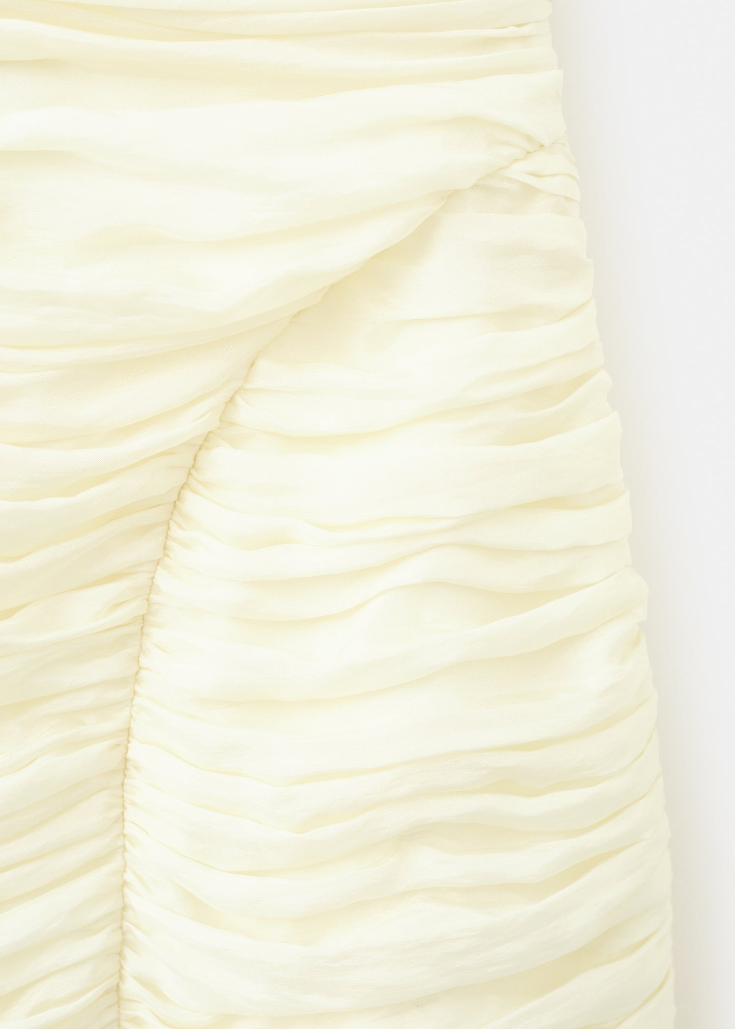 Draped V-neck dress