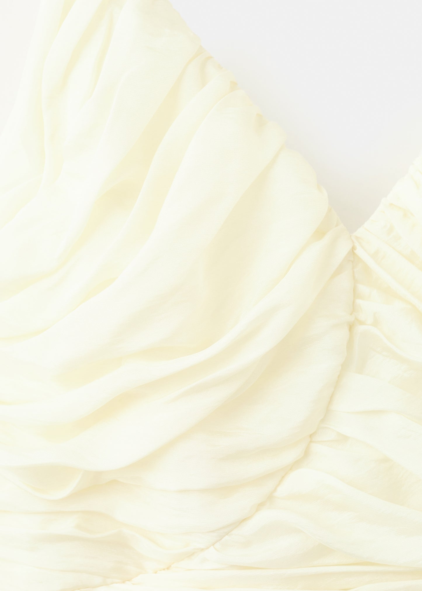 Draped V-neck dress