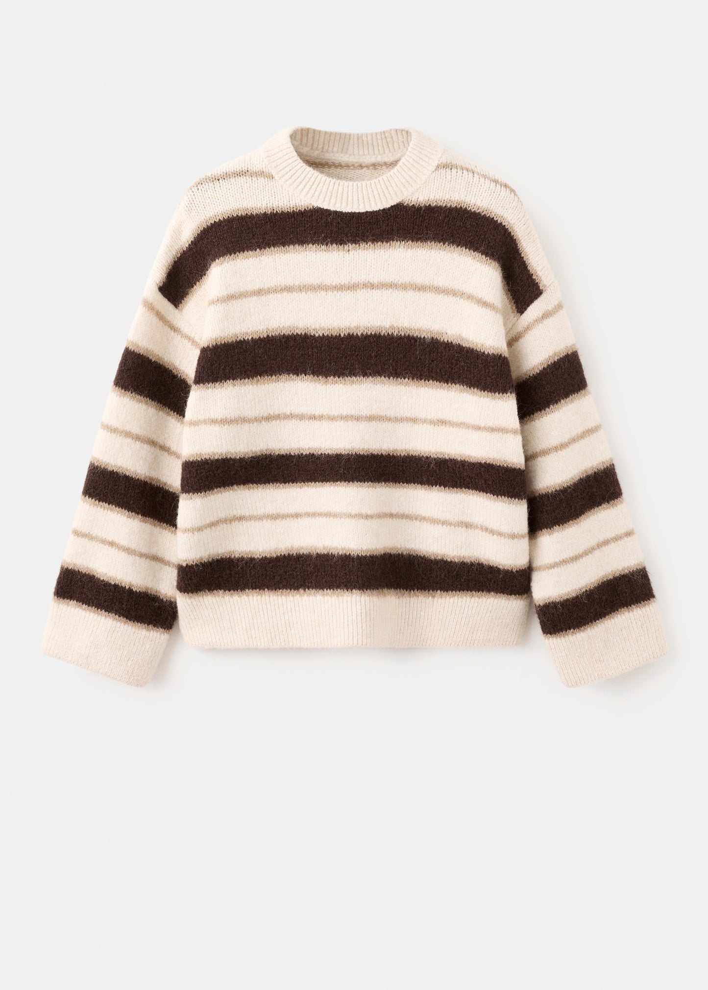 Knit striped sweater