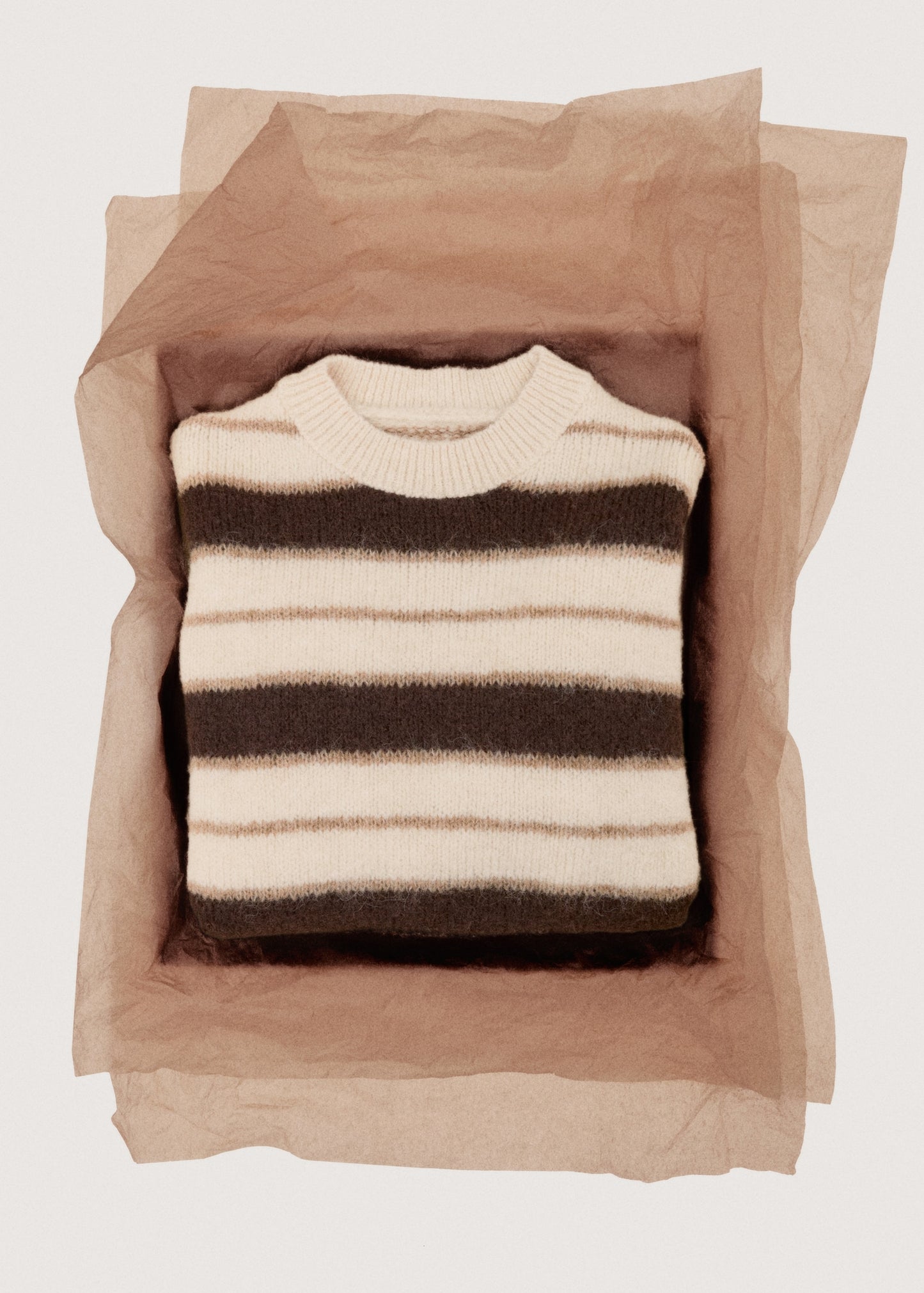 Knit striped sweater