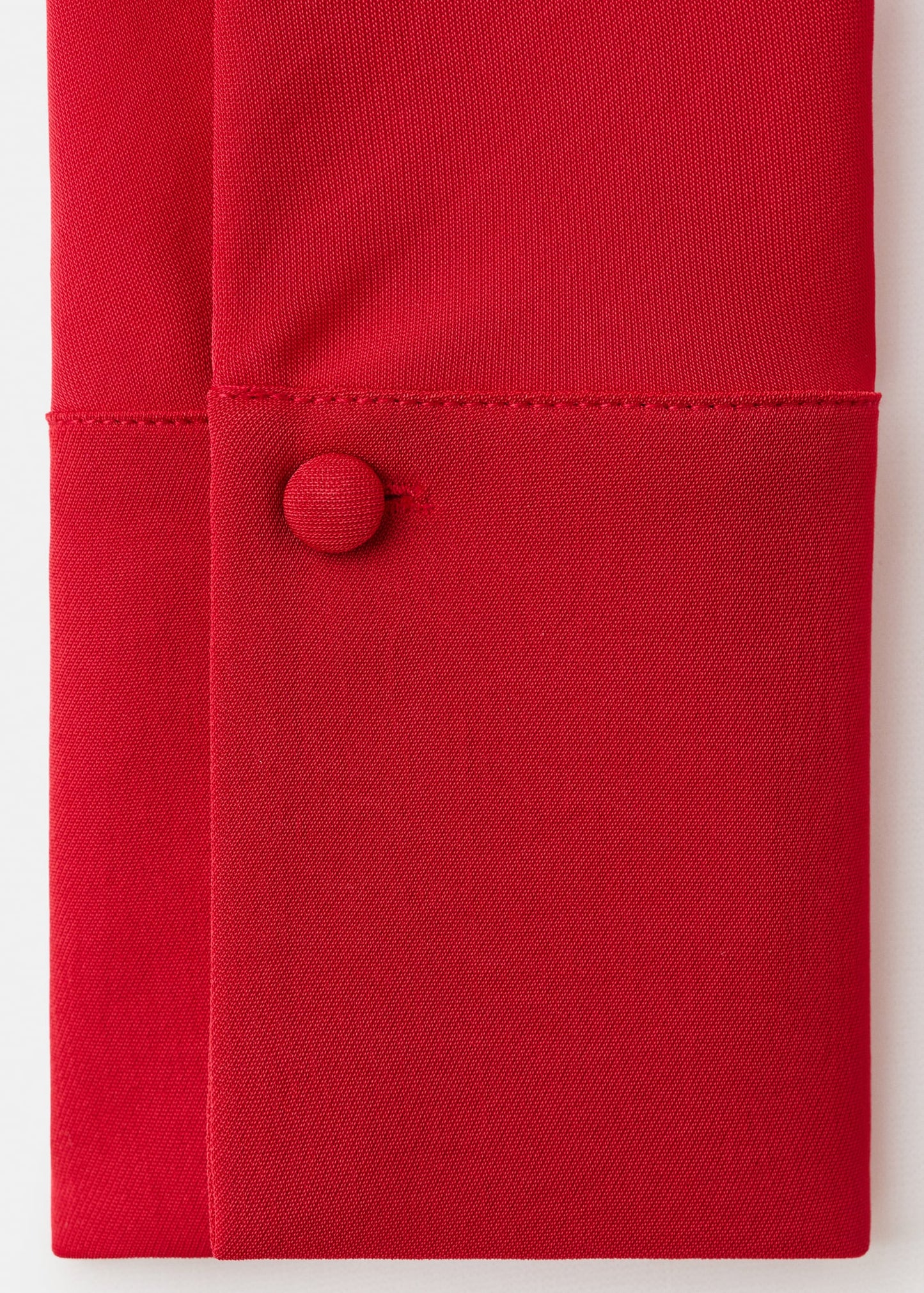 Belted V-neck dress