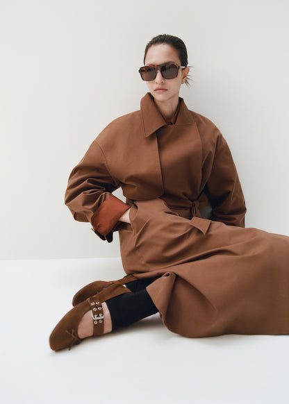 Ballerina with buckle fastening