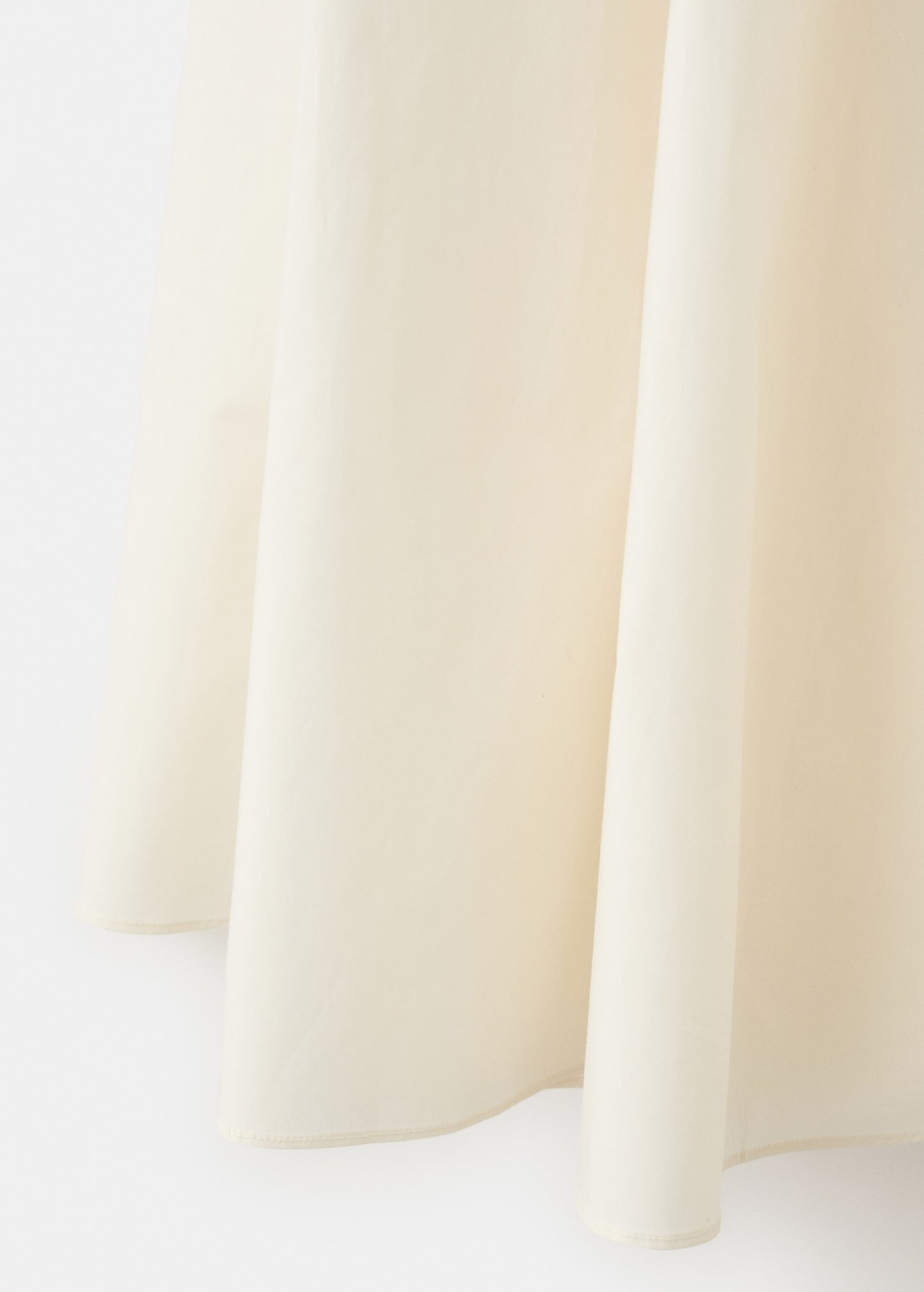 A-line skirt with handkerchief detail