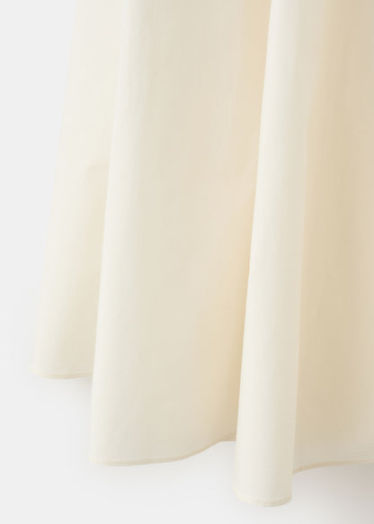 A-line skirt with handkerchief detail