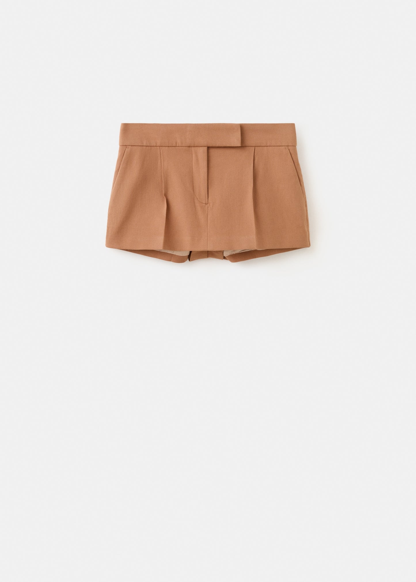 Mini-skirt with pleats