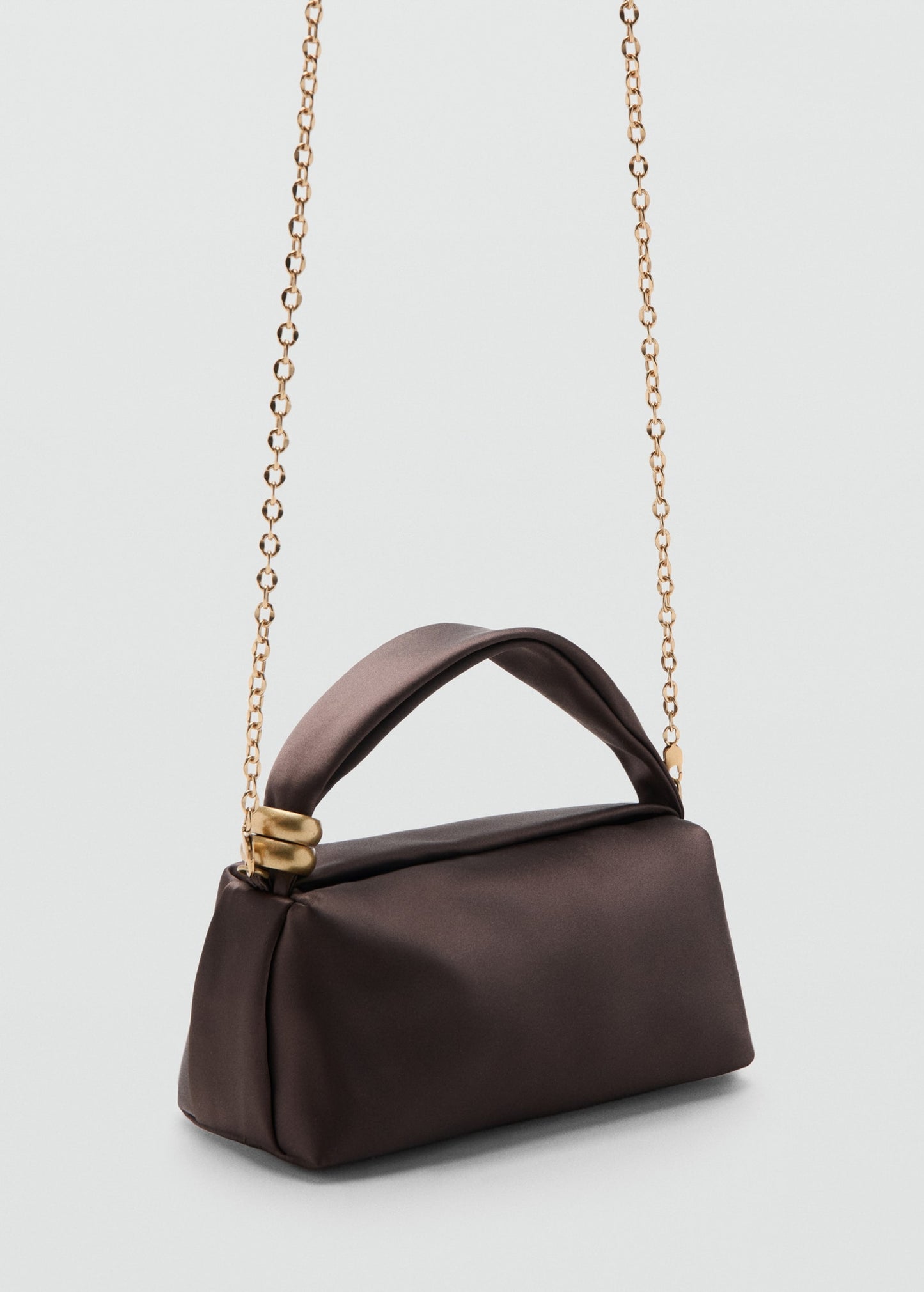 Metallic detail handbag
