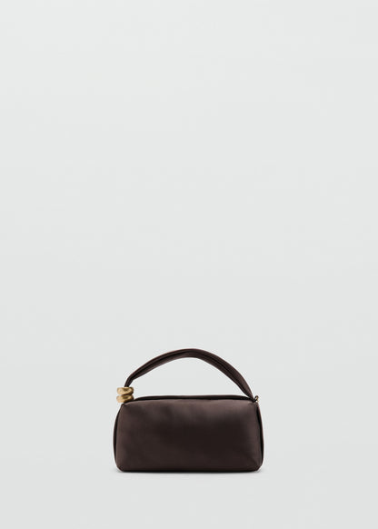 Metallic detail handbag