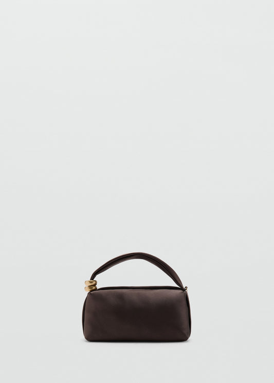 Metallic detail handbag