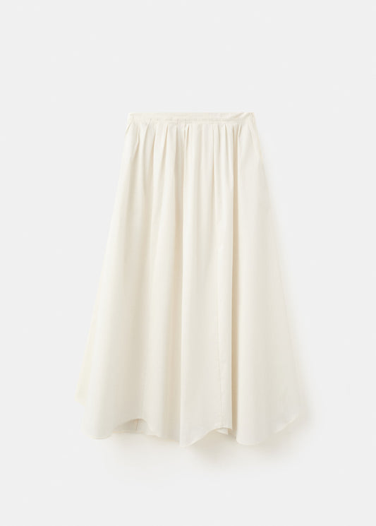 Flared midi-skirt