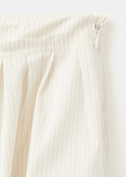 Flared midi-skirt