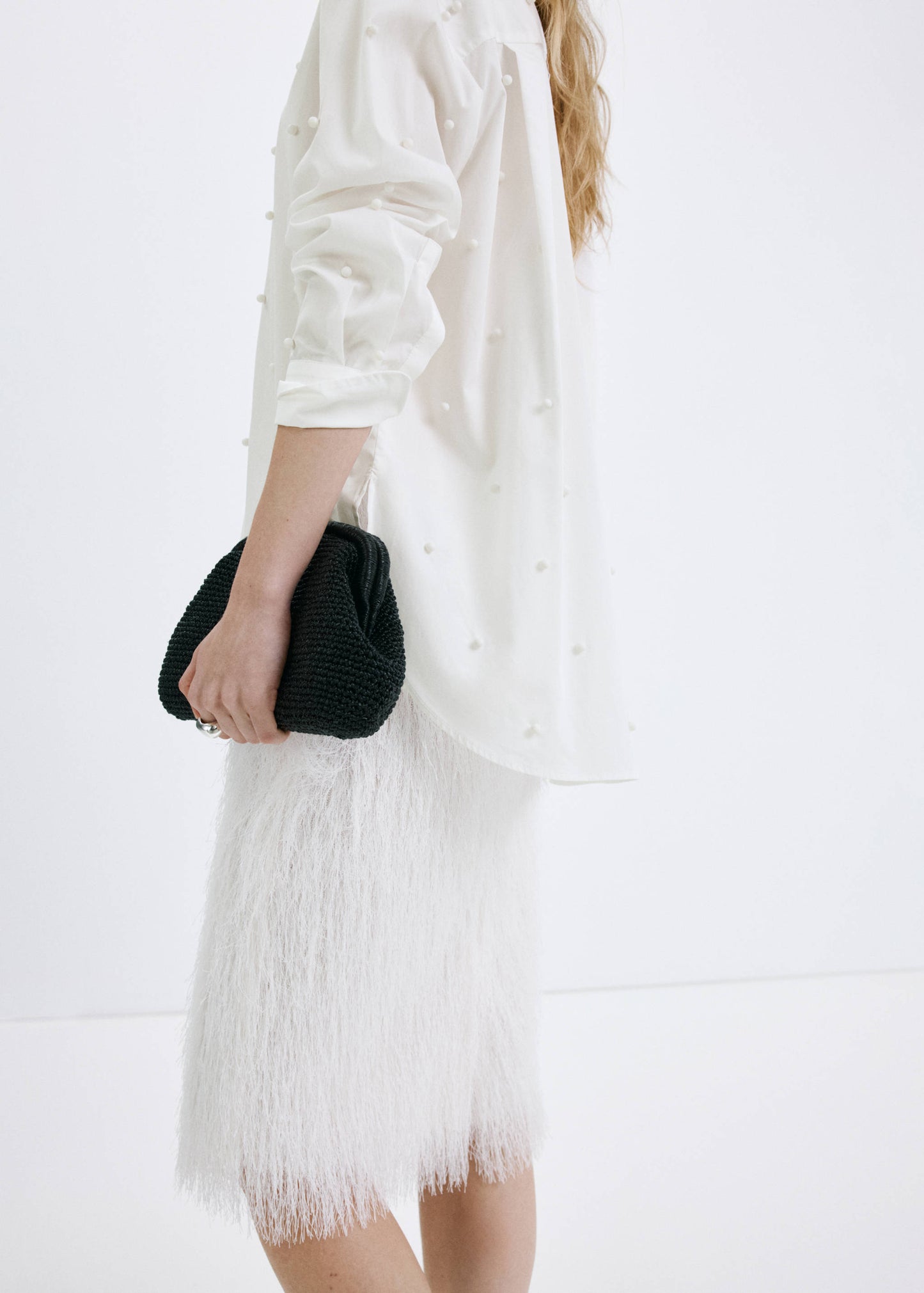 Lyocell pearl blouse