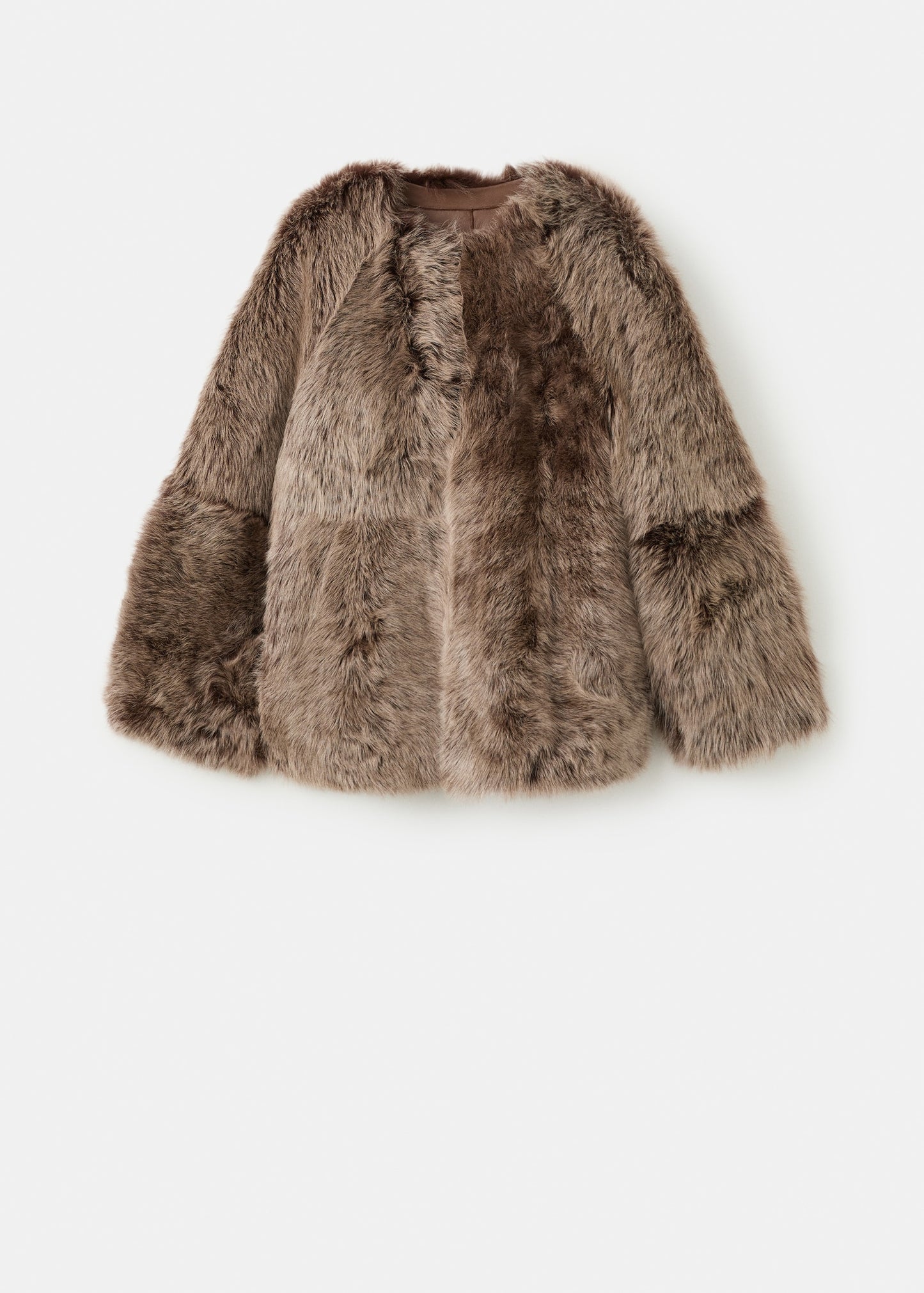 Reversible fur coat