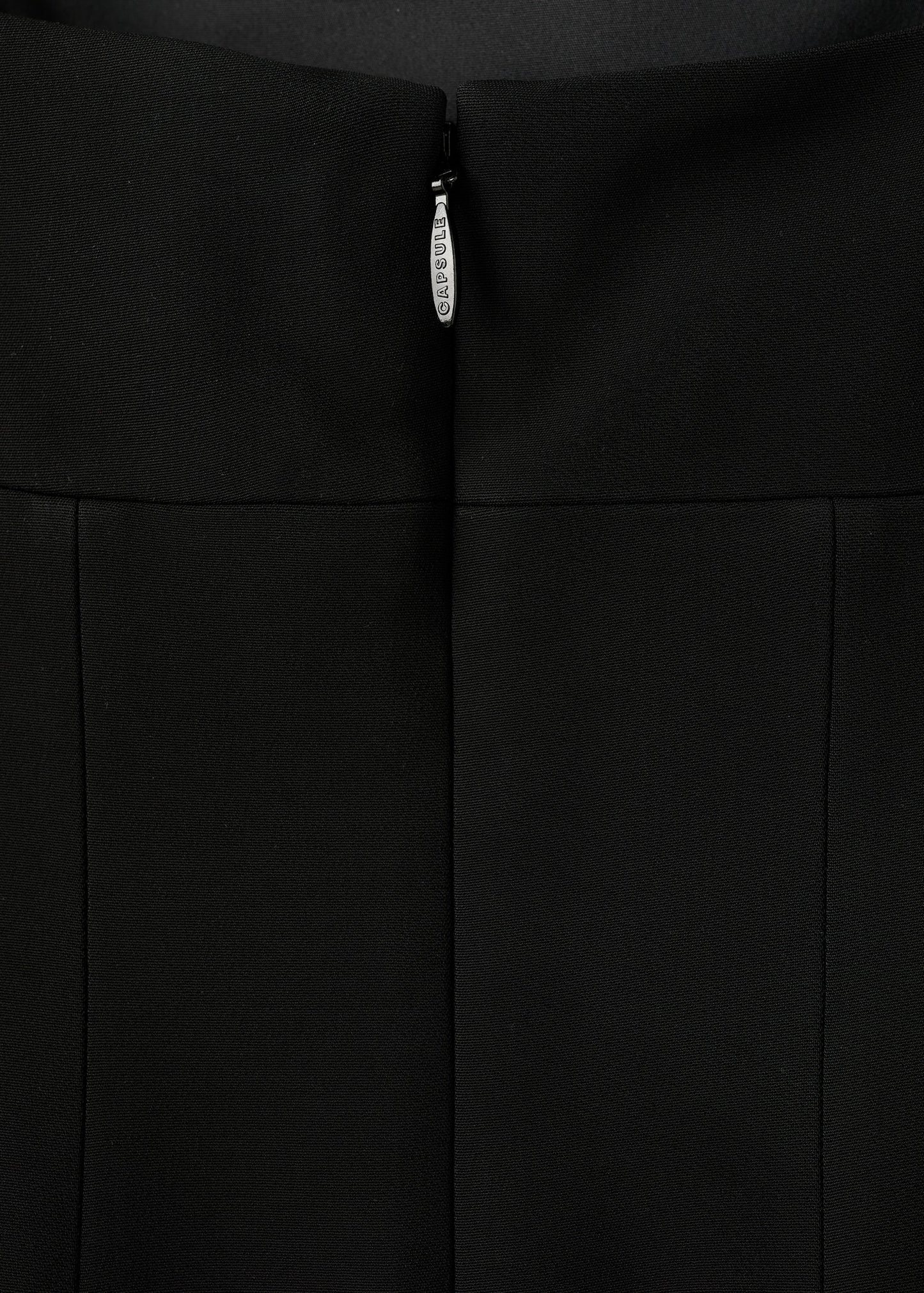 Low-cut dress with fringed hem