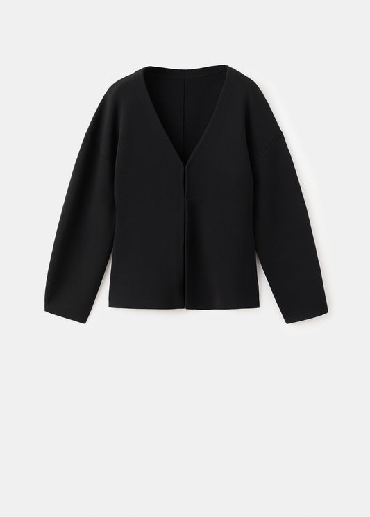 Oversized V-neck cardigan
