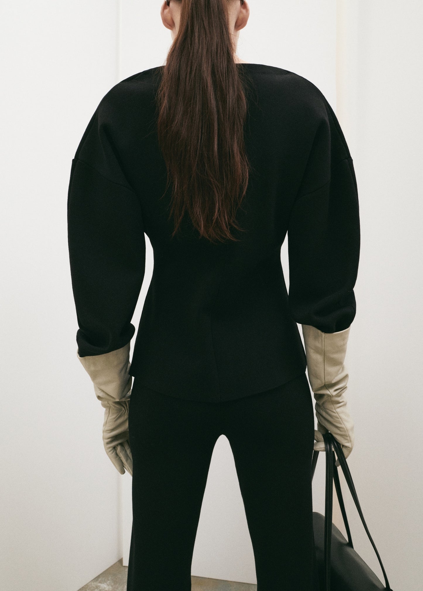 Oversized V-neck cardigan