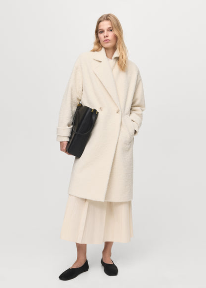 Lapels bouclé coat