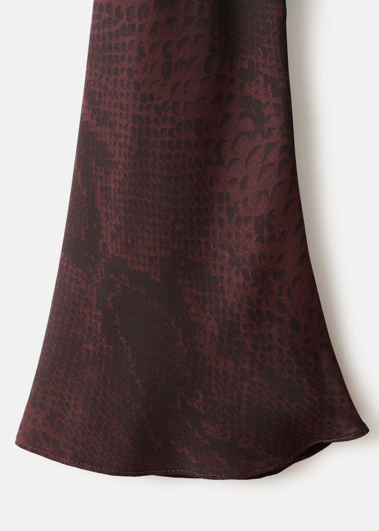 A-line animal-print dress