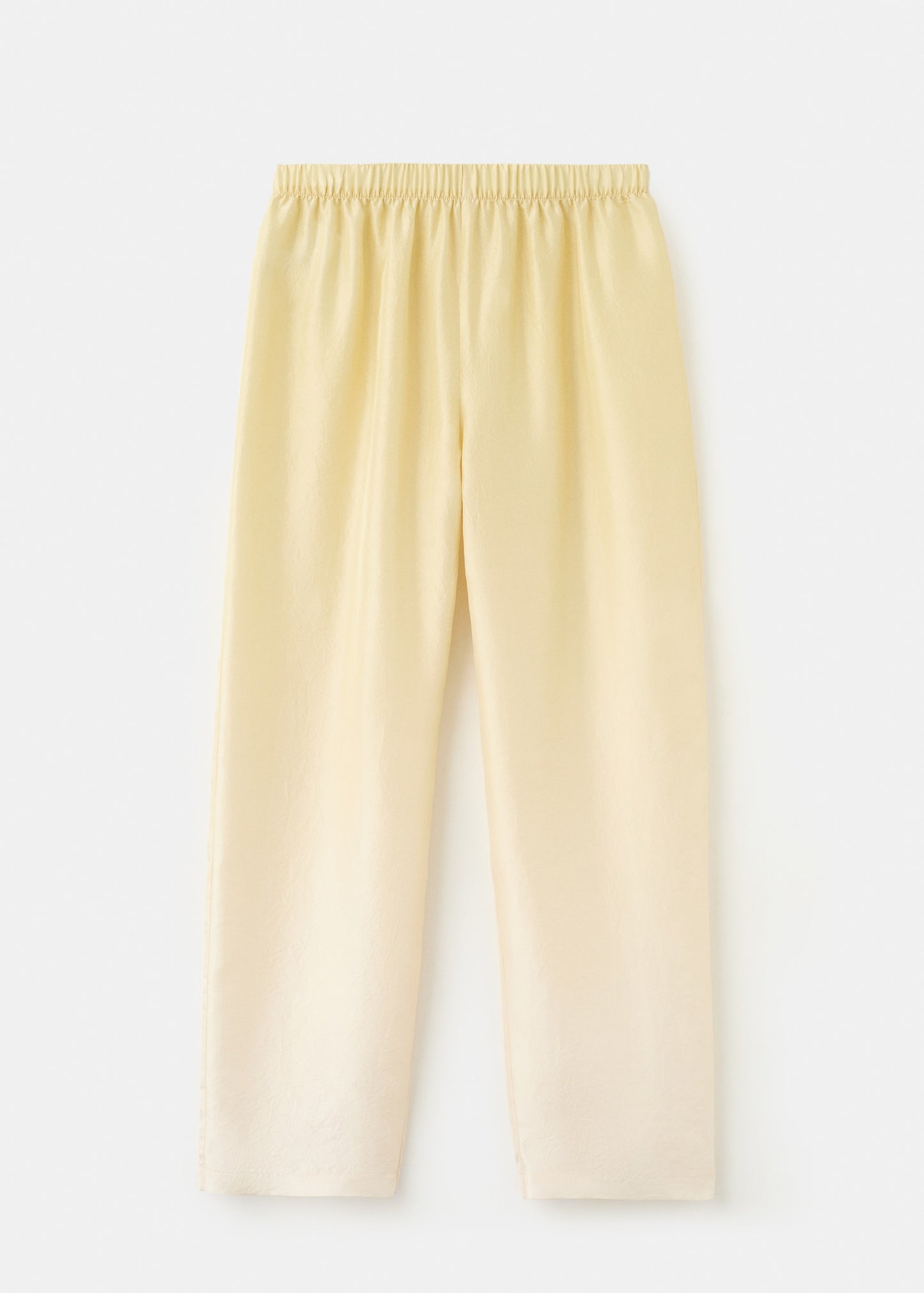 Ombre silk trousers
