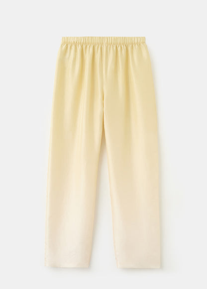 Ombre silk trousers