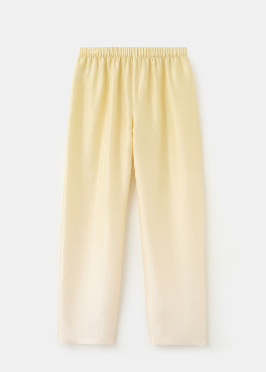 Ombre silk trousers