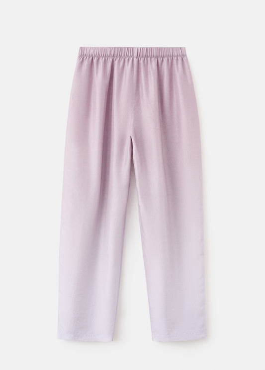 Ombre silk trousers