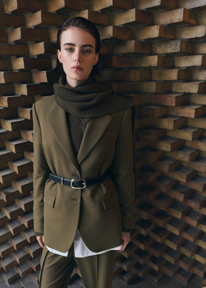 Double-breasted suit jacket