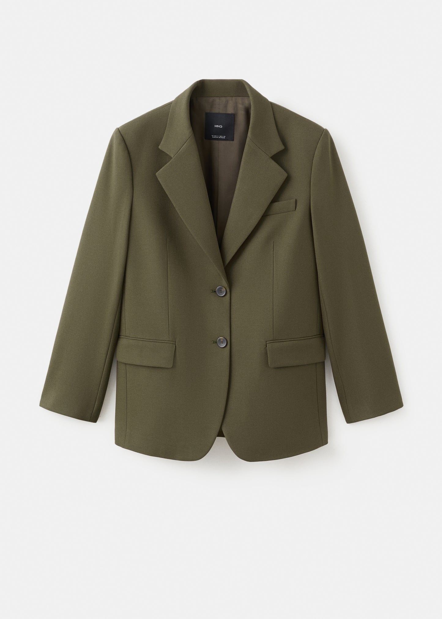 Double-breasted suit jacket