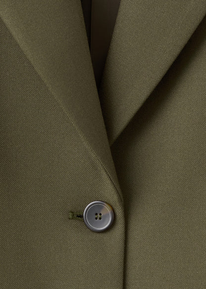 Double-breasted suit jacket